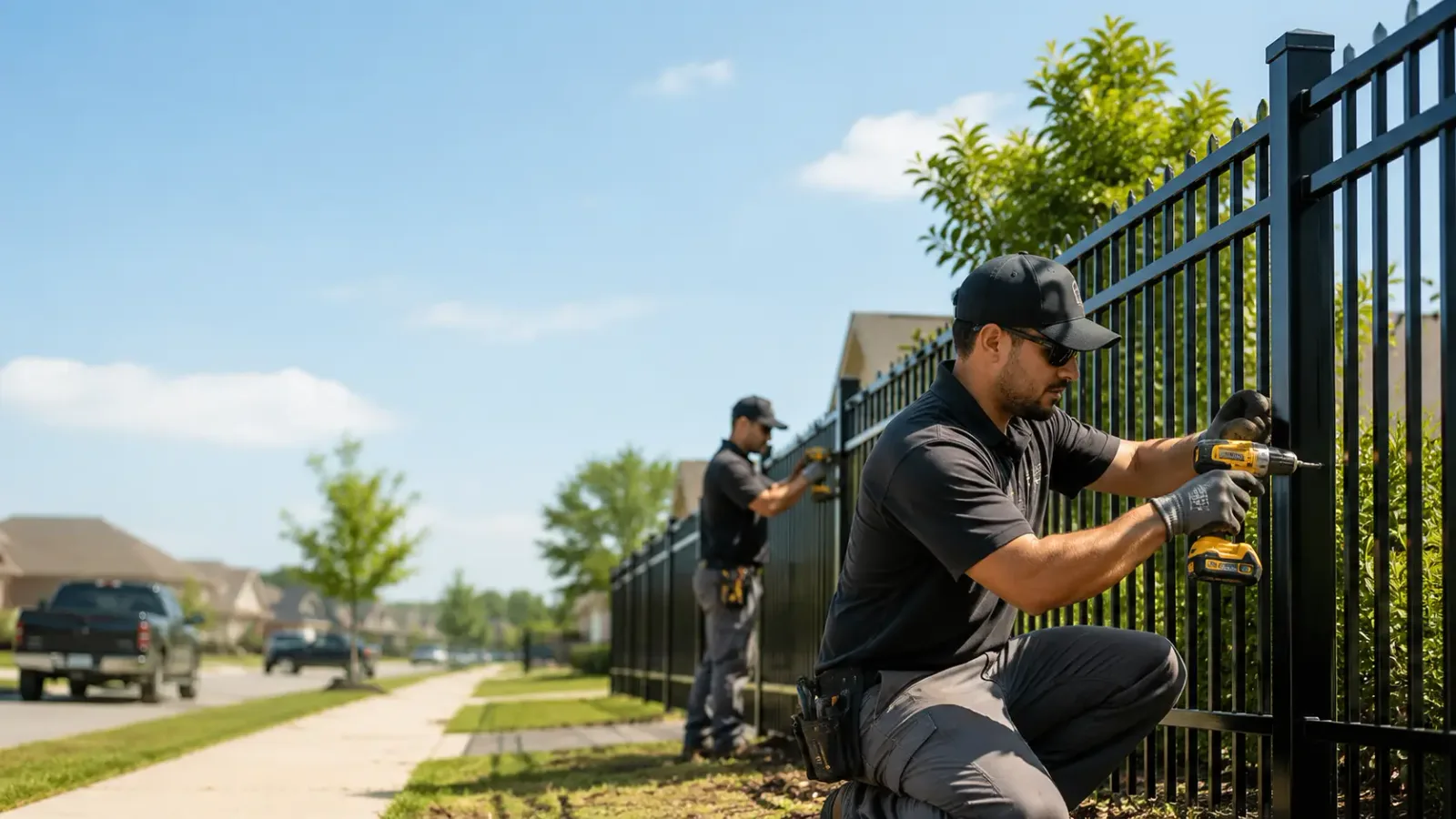 Metal Fence Installation in Roselle, IL